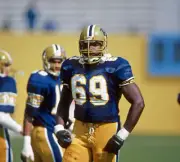 Offensive lineman Randy Dixon University of Pittsburgh Panthers lo- Old Photo