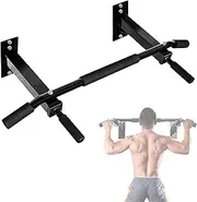 Yes4All Multifunctional Wall Mounted Pull Up Bar/Chin Up Bar For Crossfit Training Home Gym Workout Strength Training Equipment Supports to 300 Lbs