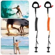 5 FT Surfboard Leash Stand Up Paddle Board Leg Rope Wrist Strap Coiled teVEb