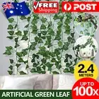 Artificial Leaf 2.4M Ivy Vine Fake Foliage Flower Hanging Garland Plant Party AU