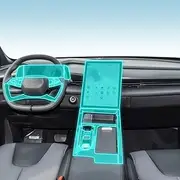 Kaecad Car Interior Film Dashboard Piano Board Shift Center Console Anti-Scratch Transparent TPU Protection Film Accessories，For Geely Atlas C00LX7 sport 2023-2024 (GPS navigation film)