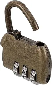 BESPORTBLE Retro Style Combination Padlock Password Lock for Suitcase Gym Locker and Travel Security