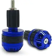 Motorcycle Handlebar End Slider Plug Caps,Handlebar End Caps Plug Bar,Bar End Plug,for Y-amaha K-awasaki H-onda B-MW S-uzuki (blue)