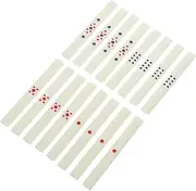 Gogogmee Elegant Mahjong Setup 88pcs Sticks Mahjong Game Night Accessories Sticks