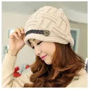 Chunky Knit Beanie Light Pink - One Size