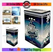 Nostalgic-Art Clip Top Tin Storage Container Harley Davidson Gift Ideas