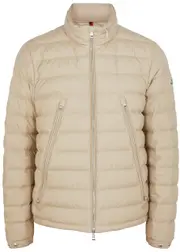 Moncler Alfit Quilted Shell Jacket - Beige - 3, Men's Designer Shell Jacket, Male - 3 3