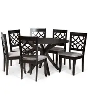 Baxton Studio Elena 7pc Dining Set