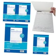 2-Part Carbonless Purchase Sales Order Book (4 Pack) Letter Size Almost 8.5 x