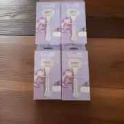 4x Gillette Venus ComfortGlide Freesia Razor & 2 Refill Cartridges