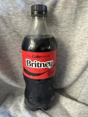 Share a Coke with Britney 2025 Personalized Gift Coca~Cola Bottle 20oz Zero