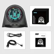 AUTOOL X94 Slope Meter Car Inclinometer Level Tilt Gauge, Real-time Head Up Display, Car Electronic Compass Clinometer Indicator, Digital Inclinometer for Off-Road Vehicles