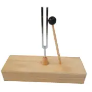 256HZ Tuning Fork with Wooden Resonant Box Acoustic Science Tools for Sound6575