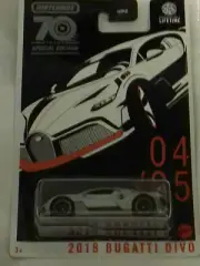 Matchbox 70 years 2018 Bugatti Divo Special Silver Edition