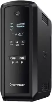 Cyberpower Systems CP1300EPFCLCD PFC Sinewave Series Tower UPS, 1300VA