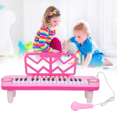 Electric Piano With Microphone Keyboard Digital Music Instrument For Child