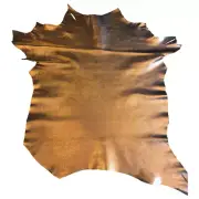 Metallic Copper Bronze Genuine Leather Hides Upholstery Fabric Craft Material