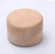 Round Wood Ring Box