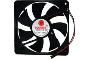 Coolmax 1225M24B-ZD1 120mm 24V Dual Ball Brushless Tubeaxial Fan, 2Pin
