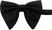 [Generic] Mens Oversized Bow Tie Jacquard Tuxedo Pre-Tied Big Bowtie