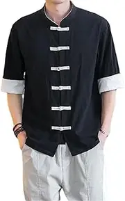 [Generic] Chinese Traditional Shirt Tang Suit Jacket Kungfu Jacket Casual Shirt
