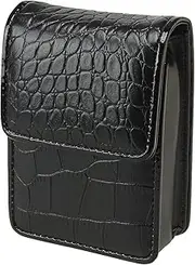 [Generic] Lux Candy Croco Magnetic Case 20 (100mm) Cigarette Case Tobacco 3-07086-10 Black
