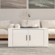 vidaXL Coffee Table High Gloss White 80x50x36 cm Engineered Wood