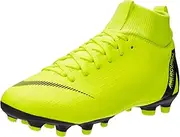 [Nike] Boys Jr Superfly 6 Academy GS FG/MG Fashion Shoes, Volt/Black