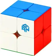 CuberSpeed gan 2x2 Magnetic Speed Cube Gan 2x2 stickerless Speed Cube Gan Magnetic 2x2 Cube 51mm