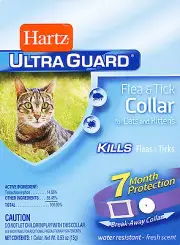NEW! Hartz UltraGuard FLEA & TICK COLLAR for Cats & Kittens 7 MONTH PROTECTION