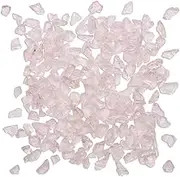 Mandala Art Crushed Glass for Art and Crafts 1 kg, 3-6 mm, Clear Pink