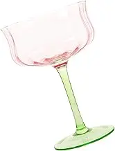 Alipis Drinking Goblet Glass Wine Goblet Elegant Party Accessory Gradient Tumbler Modern Glassware