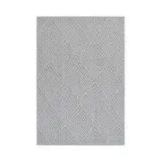 Efate Multitude Grey Geometric Flatweave Rug