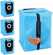 Frescares 4 Pack Reusable Vacuum Cleaner Bags for Roomba,Compatible with All iRobot Roomba Clean Base Automatic Dirt Disposal Bags i & s & j Series i1+, i3+, i4+, i5+, i7+, i8+, Combo j8+, j9+