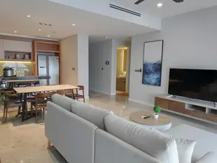 金三角的2臥室公寓 - 117平方公尺/2間專用衛浴Anggun Residences @ KLCC 4-7pax |LRT+Monorail|
