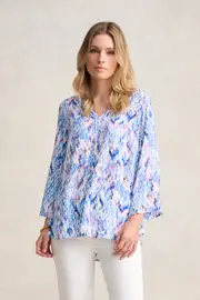 Swing Hem Tunic - Abstract Texture