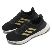 adidas PureBoost 23 W Core Black Gold Metallic Women Road Running Shoes IF2391