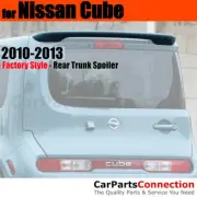 Painted ABS Rear Trunk Spoiler For 2010-2013 Nissan Cube QAB WHITE PEARL (for: Nissan)