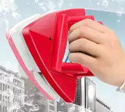 outside Magnetic Window Cleaner, Double-Sided Window Brush Glass Wiper Cleaning