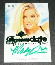 2017 Benchwarmer MADELYN BRINSON Dreamgirls DREAMDATE Green Auto/10 UJENA Bikini