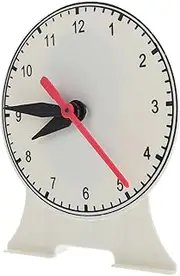 GARIOUANS Student Learning Clock Model Classroom Display Clock for Teaching Interactive Educational Tool for Safe and Learning Aid for Home and School Use