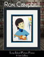 Beatles Paul McCartney Cartoon Series Signed Giclee Ron Campbell CUSTOM FRAMED