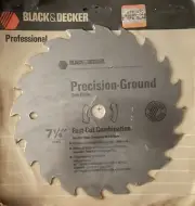 Black & Decker Professional Precision Ground Saw Blade 7 1/4”Fast-CutCombination