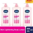 570 ml x 3 Vaseline Healthy Bright UV Lightening Body Lotion GlutaGlow Lotion