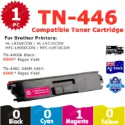 1x Compatible Toner TN446 Magenta For Brother HL-L8360CDW L9310CDW MFC-L8900CDW