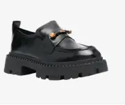 ASH Genial Jack 03 women's black leather loafer new with box 41M