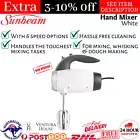Sunbeam Hand Mixer Cake Mixing Machine Whisk Dough Hook Electric Kitchen Aid