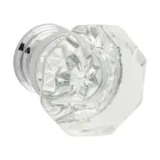 9524 Cupboard Knob Sophia Glass Chrome Plated D41xP47mm BP27mm