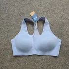 Brooks Sports Bra Womens Size 40C D Blue Run Bra Dare Crossback Full Coverage