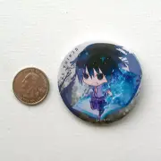 Sasuke Uchiha Naruto Shippuden Chibi Scrolls Can Badge Pin